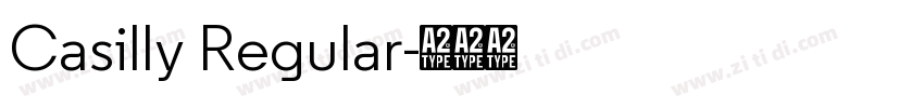 Casilly Regular字体转换